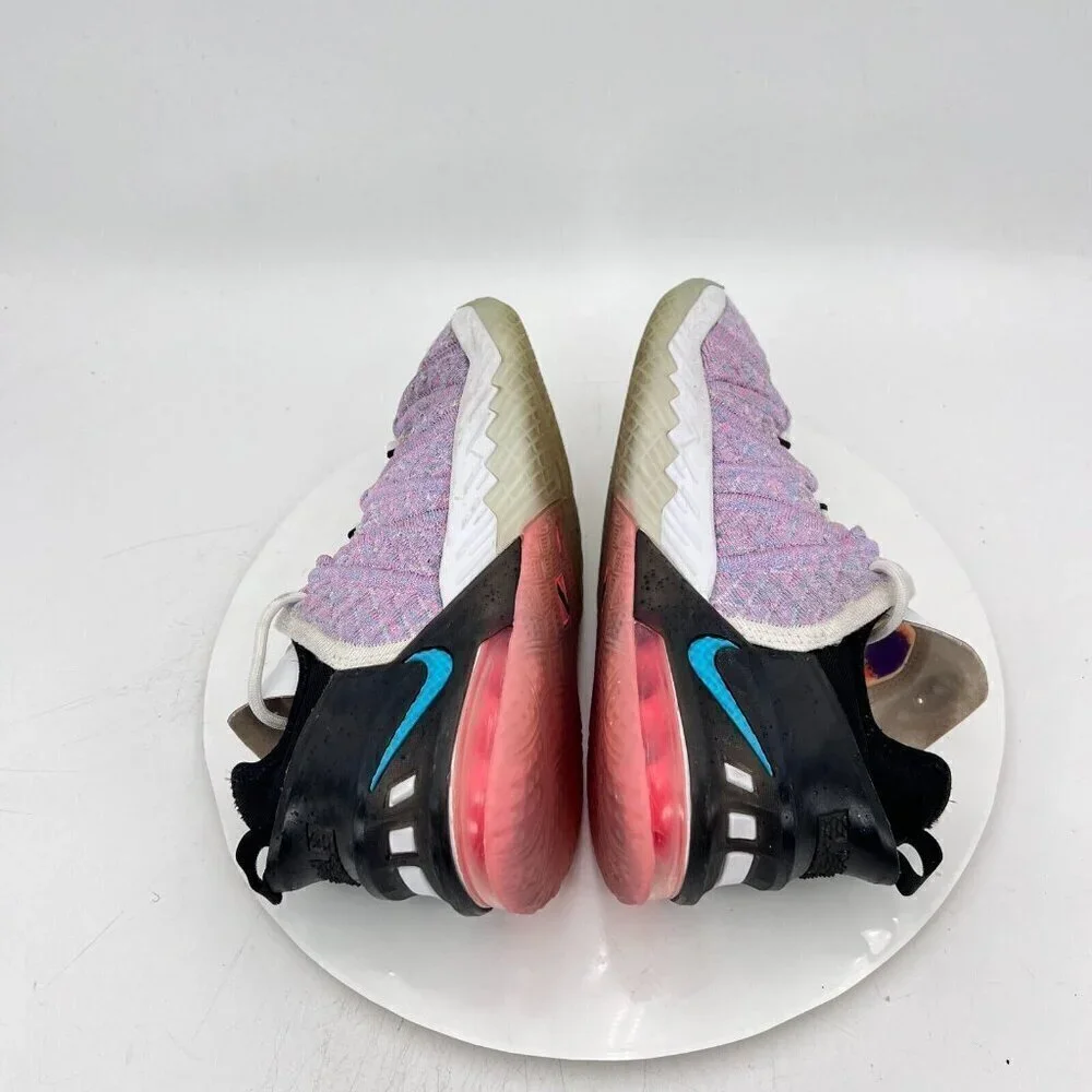 Nike LeBron 18 Youth Size 4.5Y Women 6 CW2760 900 Purple White Black Red Shoes